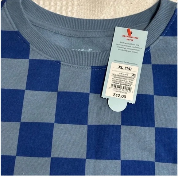 Toddler Boys Blue Checkered Pullover
Sweater - Cat & Jack 3T NWT - Picture 3 of 4